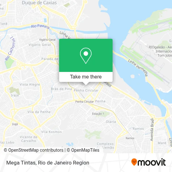 Mega Tintas map