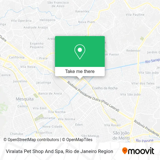 Viralata Pet Shop And Spa map