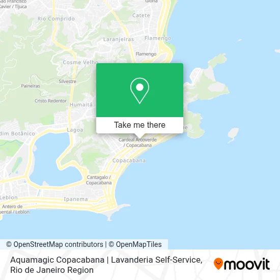 Aquamagic Copacabana | Lavanderia Self-Service map