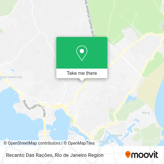 Recanto Das Rações map