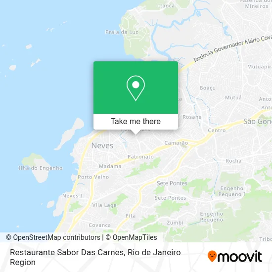 Restaurante Sabor Das Carnes map