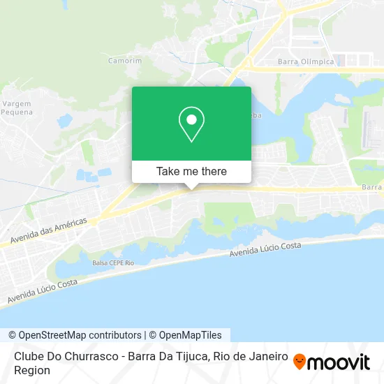 Clube Do Churrasco - Barra Da Tijuca map