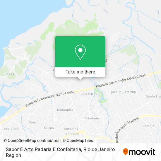 Sabor E Arte Padaria E Confeitaria map