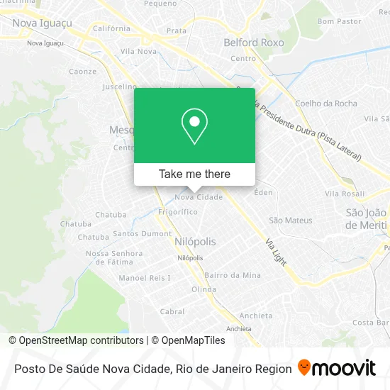 Posto De Saúde Nova Cidade map