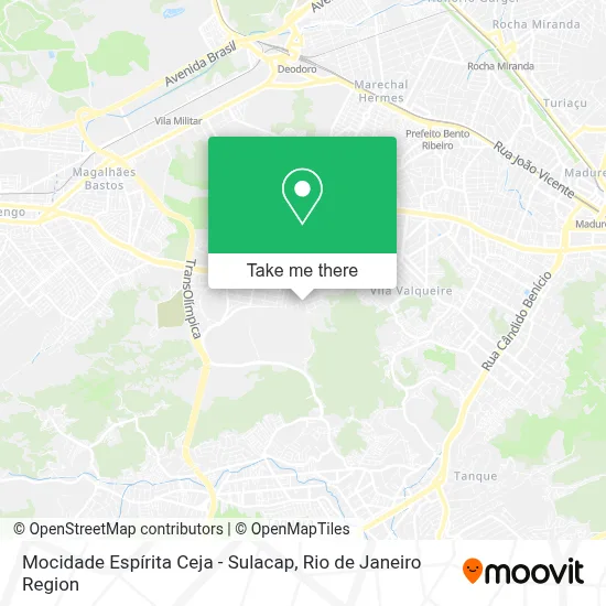 Mocidade Espírita Ceja - Sulacap map
