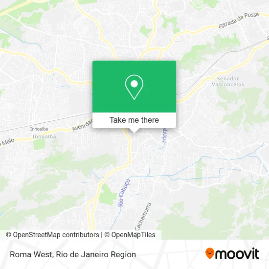 Roma West map