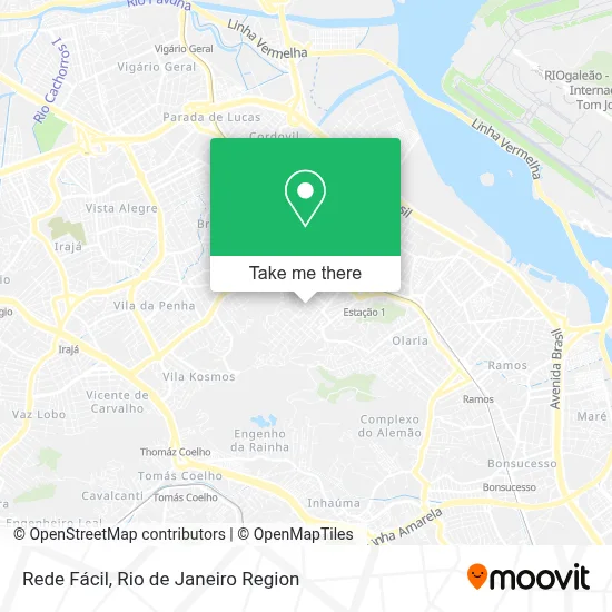 Rede Fácil map