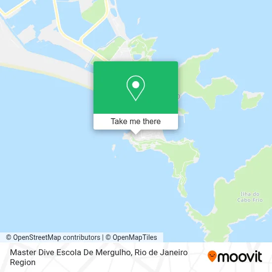 Master Dive Escola De Mergulho map