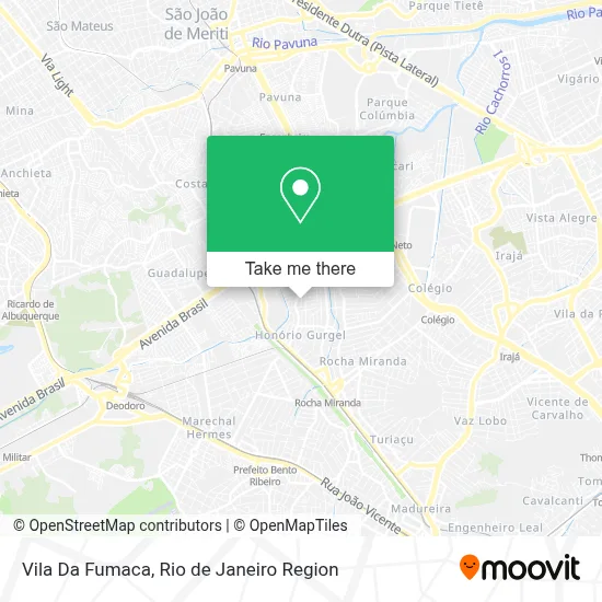 Vila Da Fumaca map