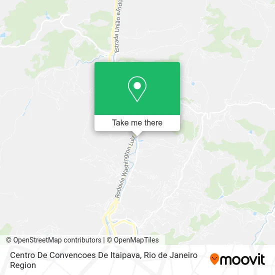 Centro De Convencoes De Itaipava map