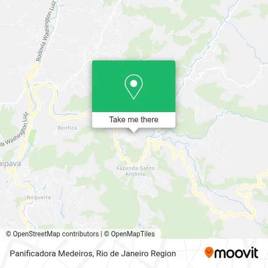 Panificadora Medeiros map