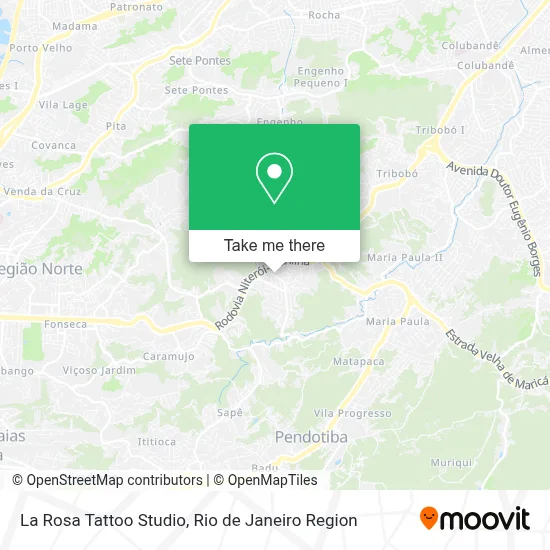 La Rosa Tattoo Studio map
