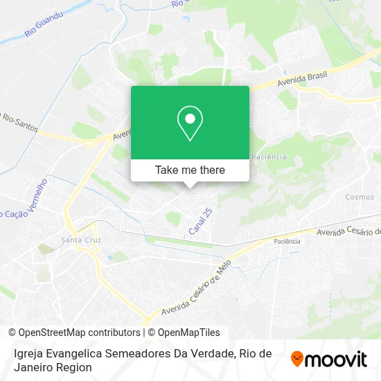 Igreja Evangelica Semeadores Da Verdade map