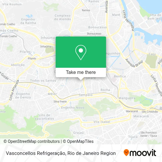 Vasconcellos Refrigeração map