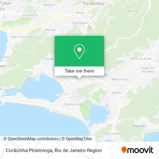 Cor&Unha Piratininga map