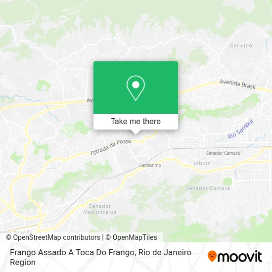 Frango Assado A Toca Do Frango map