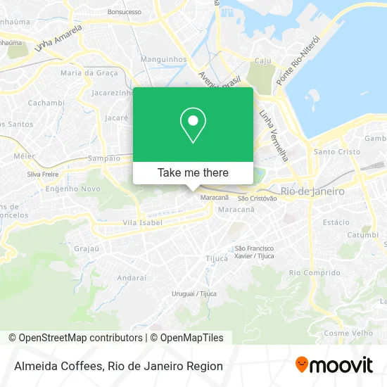 Almeida Coffees map