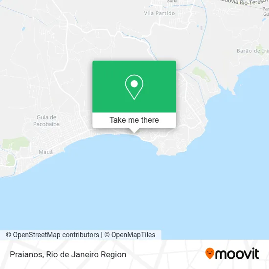 Praianos map