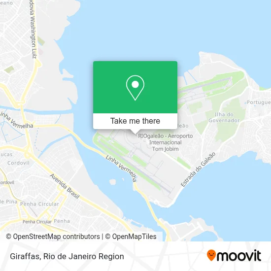 Giraffas map