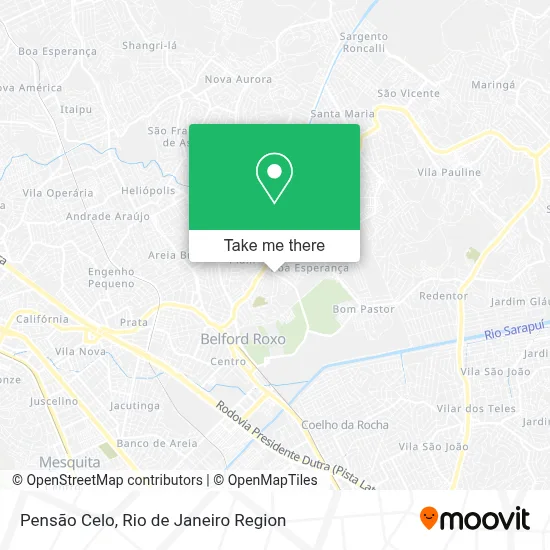 Pensão Celo map