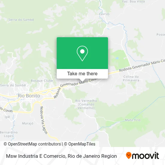 Msw Industria E Comercio map