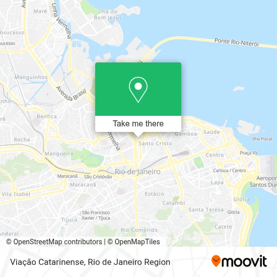 Viação Catarinense map