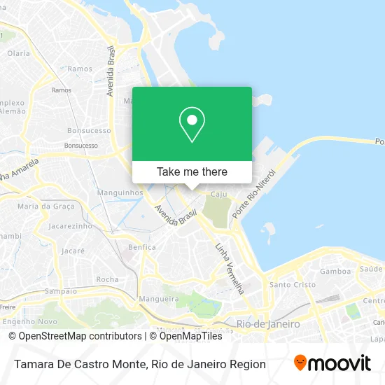 Tamara De Castro Monte map