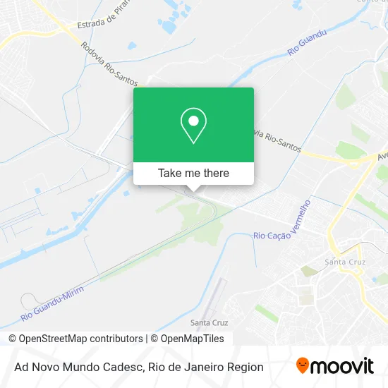 Ad Novo Mundo Cadesc map