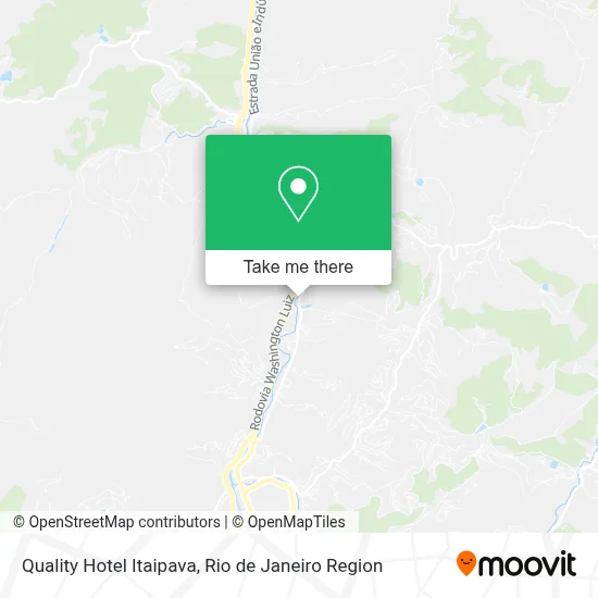 Quality Hotel Itaipava map