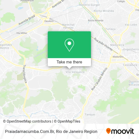 Praiadamacumba.Com.Br map
