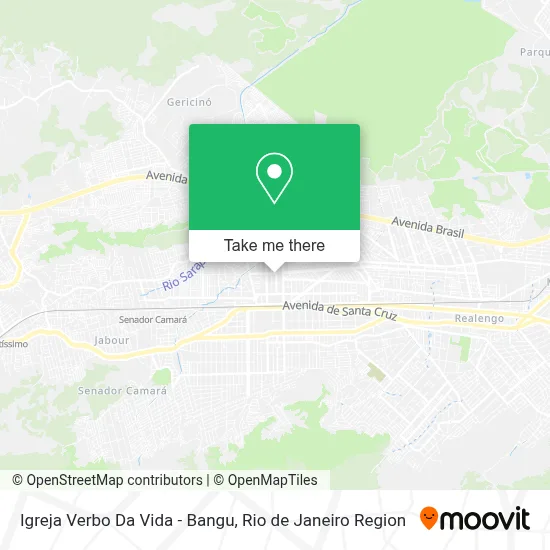 Igreja Verbo Da Vida - Bangu map
