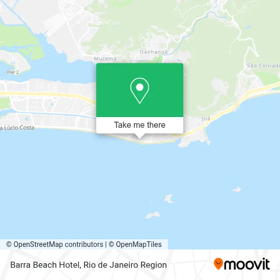 Barra Beach Hotel map