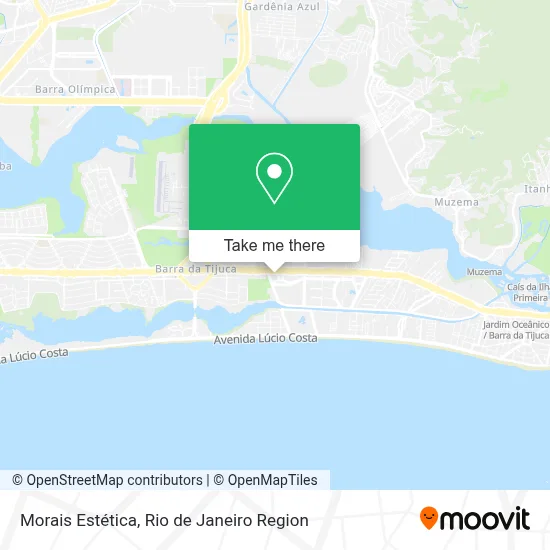 Morais Estética map