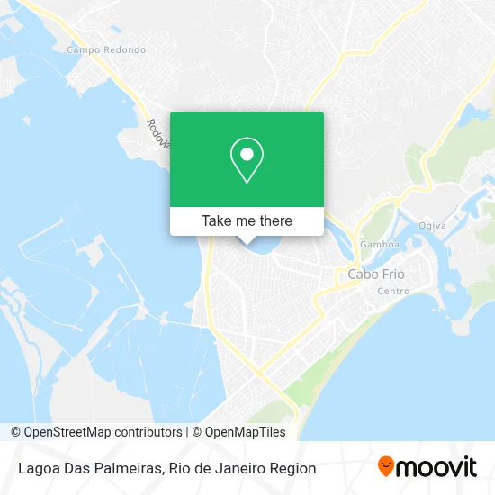 Lagoa Das Palmeiras map