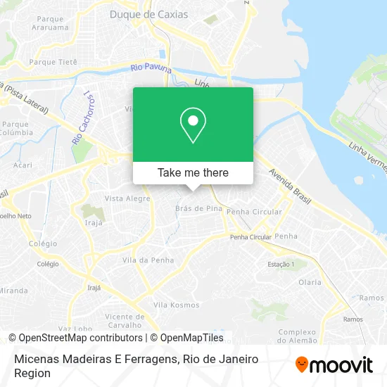 Micenas Madeiras E Ferragens map