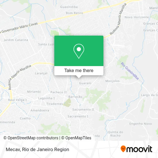 Mecav map