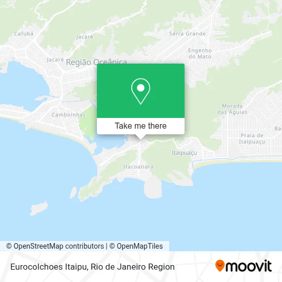 Eurocolchoes Itaipu map