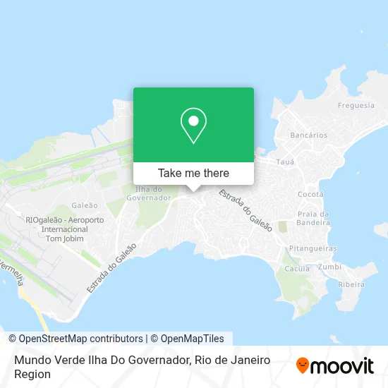 Mundo Verde Ilha Do Governador map
