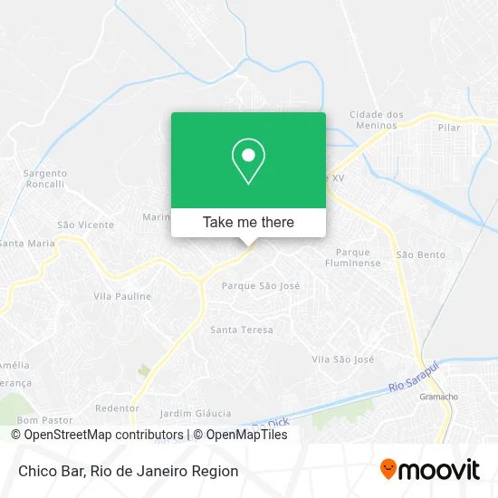 Chico Bar map