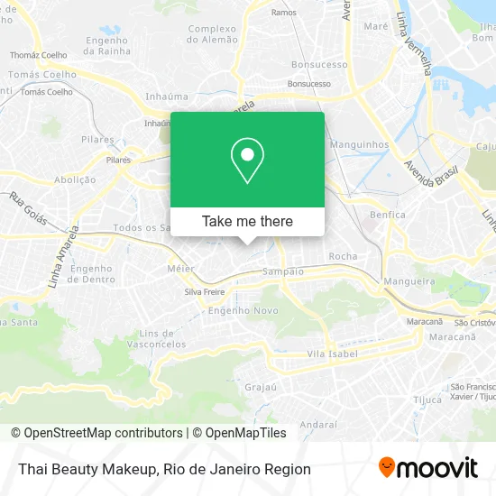 Thai Beauty Makeup map