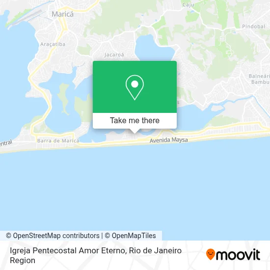 Igreja Pentecostal Amor Eterno map