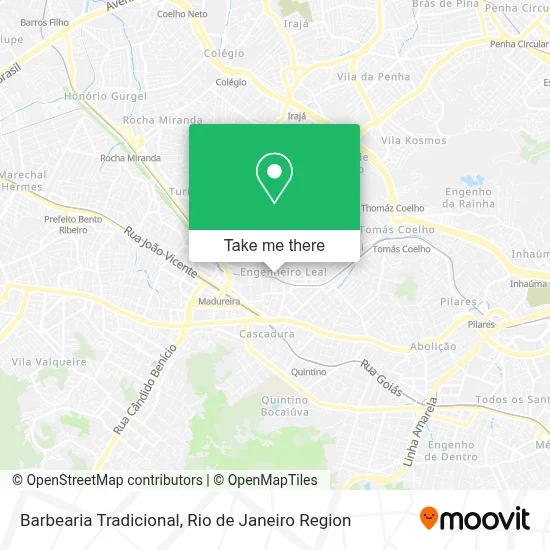 Barbearia Tradicional map