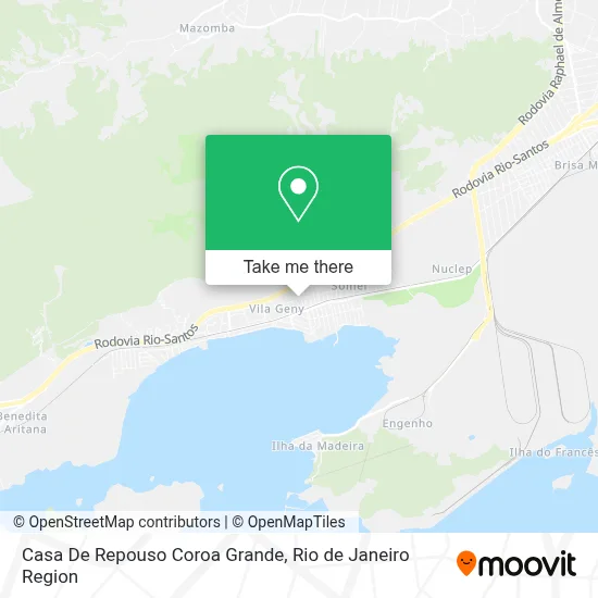 Casa De Repouso Coroa Grande map
