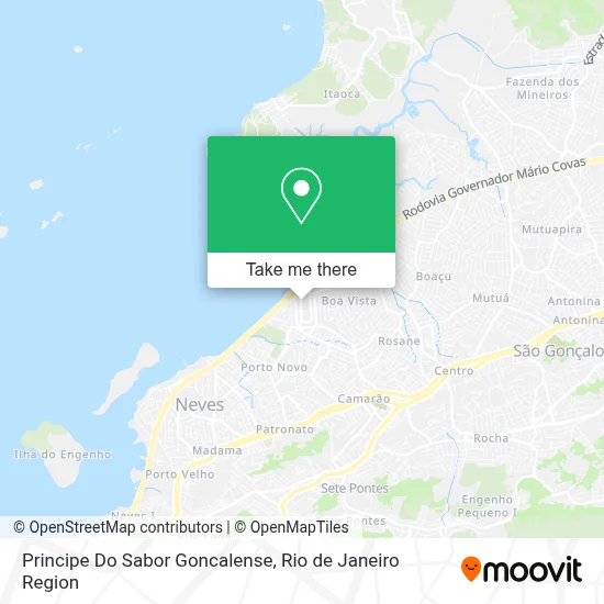 Principe Do Sabor Goncalense map