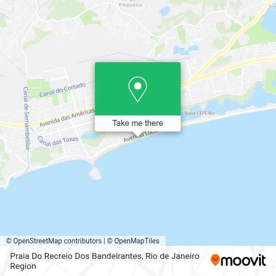 Praia Do Recreio Dos Bandeirantes map