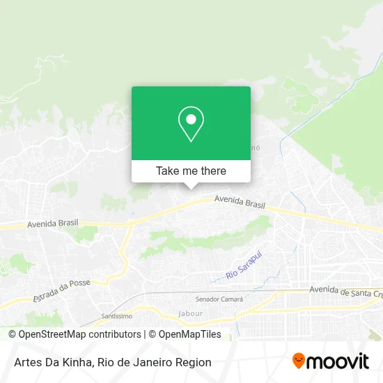 Artes Da Kinha map