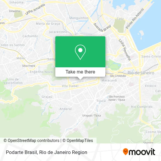 Podarte Brasil map