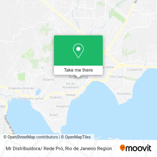 Mr Distribuidora/ Rede Pró map