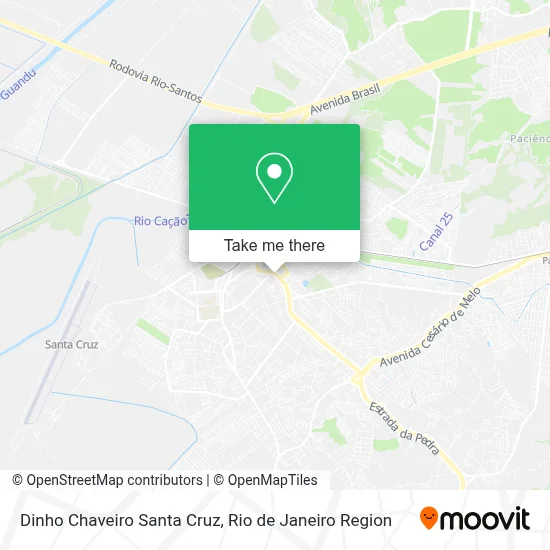 Dinho Chaveiro Santa Cruz map