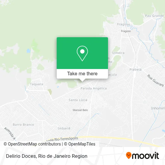 Delirio Doces map